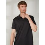 Discovery NEWPOLO Expedition Polo Yaka Düz Siyah Erkek T-Shirt