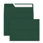 Discring 50'li Paket 5x7 Zarf, A7 Yeşil Zarflar Kendinden Mühürlü, Davetiye, Bebek Partisi, Doğum Günü Partisi, Düğün, Kartpostallar, Postalama, Tebrik Kartları için Yazdırılabilir Zarflar