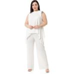 Disentis Modest Büyük Beden Bluz Pantolon Beyaz Takım - 50