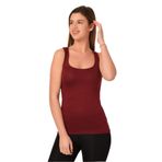 Disentis Modest Kadın Kalın Askılı Rambo Viskon Kahverengi Body, 40