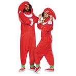 DISGUISE 162039STD-20L Knuckles Film Yetişkin – Üniseks Sonic Dress Up & Aksesuarları, Kırmızı