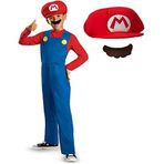 Disguise Generique Çocuklar için kostüm Mario 110 Kırmızı 73689L