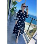 DISHI FASHİON Uzun Gömlek Elbise KEMERSİZ