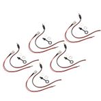 Dişi Montaj Konnektörü, 5 Set Power Jack Cord Soket Adaptörü, Sağlam Ve Sağlam, Iyi Performans, Ev Aletleri, Fitness ekipmanları, Oyuncaklar Için Kompakt Ve Hafif Siklet