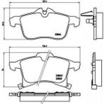 Disk Fren Balatası Ön Chevrolet Gm Astra 2.2/2.0d-opel Astra 1.6/1.8/2.0/2.2/2.0d/2.2d 98