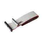 Disket kablosu 34 pin dişi dişi kablo fdd kablosu 25 cm19" Disket Sürücü Kablosu (2) 34 pin 2,54 mm PITCH DİŞİ Konnektör