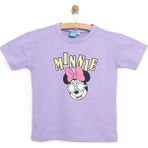 Disney 24Y Minnie Mouse Tshirt Kız Bebek - 9 Ay - Lila
