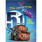 Disney Arabalar 5’i 1 Arada Boya Yapıştır ve Çöz - Disney
