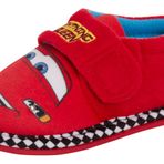 Disney Arabalar ışıklı terlik, erkek çocuklar için, Lightning McQueen iç mekan ev ayakkabısı, yanıp sönen ışıklı, kırmızı, 11 UK Child