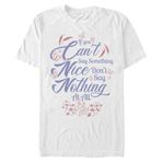 Disney Bambi Can't Say Something Nice White Erkek T-shirt