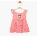 Disney Bebek Pul Detyalı Elbise 15492 - 1,5 - 2 Yaş - Pembe