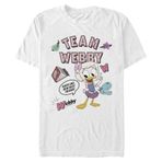 Disney Big and Tall Duck Tales Team Webby Üst Kısa Kollu Beyaz Erkek T-shirt