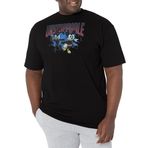 Disney Big & Tall Epic Mickey Unstoppable Black Erkek T-shirt