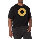 Disney Big & Tall Princesses Louis and The Fireflies Black Erkek T-shirt