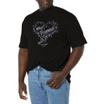 Disney Big & Tall Villains Mine to Command Black Erkek T-shirt