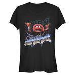 Disney Classics Muppets Kadın Bisiklet Yaka T-Shirt Siyah M