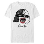 Disney Cruella Beyaz Erkek T-shirt