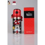 Disney Dekomus Ile Lisanslı Mınnıe Mouse Çelik Matara 500 ml - Kırmızı - 1