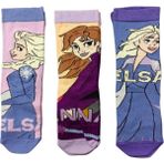 Disney Elsa-Anna Lisanslı 3lü Soket Çorap - 27 - 30 - Asorti