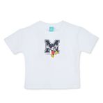 Disney Erkek Bebek Lisans Tişört Baskılı Bisiklet Yaka Short Sleeve - Beyaz