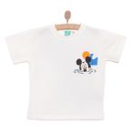 Disney Erkek Bebek Lisans Tişört Bisiklet Yaka Short Sleeve - Ekru