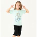Disney Frozen D4803 Kız Çocuk Kısa Kol T-Shirt - 2 - 3 Yaş - Nil Yeşili