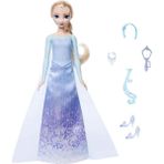 Disney Frozen Disney Karlar Ülkesi Elsa Bebek Eğlenceli Sürprizler 01-Mavi Desenli Tekil 4 Parça
