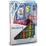 Disney Frozen II Elsa&Olaf Eğitici ve Eğlenceli Kum Boyama Seti-Red Castle DS-33