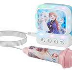 Disney Frozen Karlar Ülkesi Mini Karaoke Mikrofon Seti Işıklı Kemer Kancalı Lisanslı Mikrofonlu DY-3650-FR