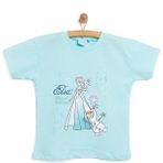 Disney Frozen Tshirt Kız Bebek - 2 Yaş - Açık Mavi