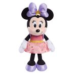 Disney Junior Minnie Mouse 8- n K k Y ld zlar Minnie Mouse Armut Koltuk, Pembe Y ld zl Elbise, Doldurulmu Hayvan, Just Play taraf ndan