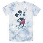 Disney Karakterler Ekose Mickey Genç Kısa Kollu Beyaz Erkek T-shirt