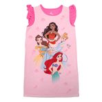 Disney Kız Çocuk Gecelikleri, Çocuklar İçin Yumuşak ve Sevimli Pijama, Prenses Partisi, 4 Yıl