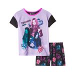 Disney Kız Çocukları | Encanto | Frozen | Prenses | Küçük Deniz Kızı | Lilo & Stitch | Raya 2 Parça Bol Kesim Pijama Takımı, Kötü serin 2,