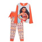 Disney Kızlar Moana Giydir Çocuklar için Pijama Tam Boy Yenilik PJS Gecelikler 3-4 Yıl