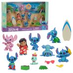 Disney Lilo & Stitch Deluxe Figür Seti, 13 Parça Set, Just Play tarafından 3 Yaş Üzeri Resmi Lisanslı Çocuk Oyuncakları