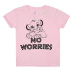 Disney Lion King No Worries Açık Gül Rengi Kız Çocuk Tişört