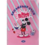 Disney Mickey Mouse Lisanslı Yemek Serisi A4 Pp Telli Not Defteri