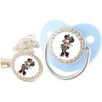 Disney Minnie Bebek Emziği Zincir Klipsli Bpa Içermeyen Bling Emzik So Chupeta 0-18 Ay (Yurt Dışından) - 1 Yaş - Renkli