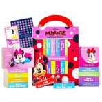 Disney Minnie Mouse Board Kitap Seti Yeni Yürüyen Çocuklar Bebekler Paketi ~ 12'li Paket Chunky My First Library Board Kitap Bloğu Çıkartmaları (Bebekler için Minnie Mouse Kitapları)