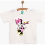 Disney Minnie Mouse Kız Tshirt Kız Bebek - 2 Yaş - Ekru