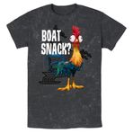 Disney Moana Road Snack Genç Black Erkek T-shirt