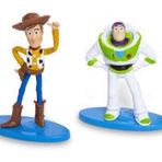 Disney Pixar Toy Story 4 Mini Figures Cake Toppers Set of 2 - Buzz Lightyear and Woody