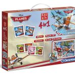 Disney Planes Uçaklar Çocuk Yapbozu Eşleştirme Oyunu Hafıza Oyunu Küp Puzzle 4 ü 1 Arada Oyun Seti