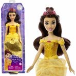 Disney Princess HLW11 Belle Model Bebek Parıltılı Sarı Kıyafet ve Uzun Saçlarla 32,4 cm