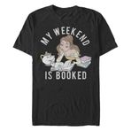 Disney Princesses Booked Black Erkek T-shirt
