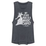 Disney Princesses Other Ride Kadın Kas Denim Mavisi Heather Kadın Atlet