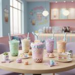 Disney Ufufy Lisanslı Karıştırmalı Pipetli Bardak Mavi – 560 ml Özel Figürlü PCTG Şeffaf Matara