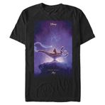 Disney Üniseks Aladdin Live Action Poster Organik Kısa Kollu Tişört, Schwarz, M