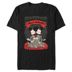 Disney Üniseks Friends-Mickey Hello Darling Organic kısa kollu tişört, Siyah, S